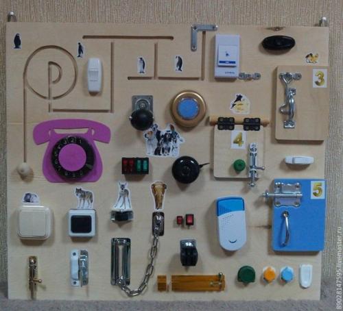 Идеи для детской Развивающей Доски. 03