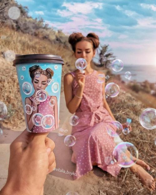 Великолепный дуэт художества и фото! 06