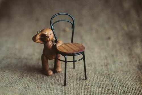 Милые мишки сделанные из полимерной глины. 08