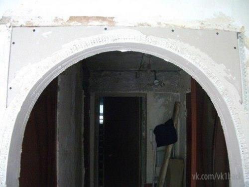 Межкомнатная арка из гипсокартона своими руками. 05 Межкомнатная арка из гипсокартона своими руками. 05
