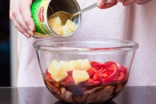 Курица в кисло-сладком соусе по-китайски. 04