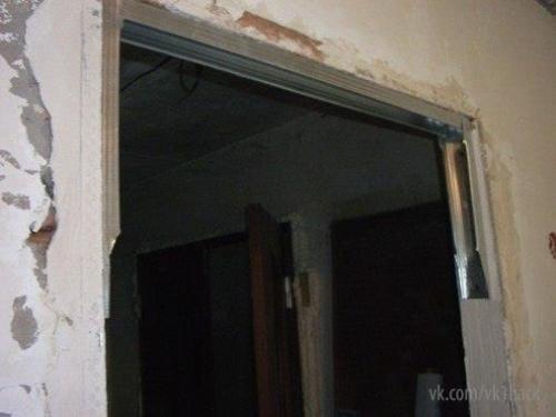 Межкомнатная арка из гипсокартона своими руками. 03 Межкомнатная арка из гипсокартона своими руками. 03