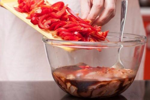 Курица в кисло-сладком соусе по-китайски. 03