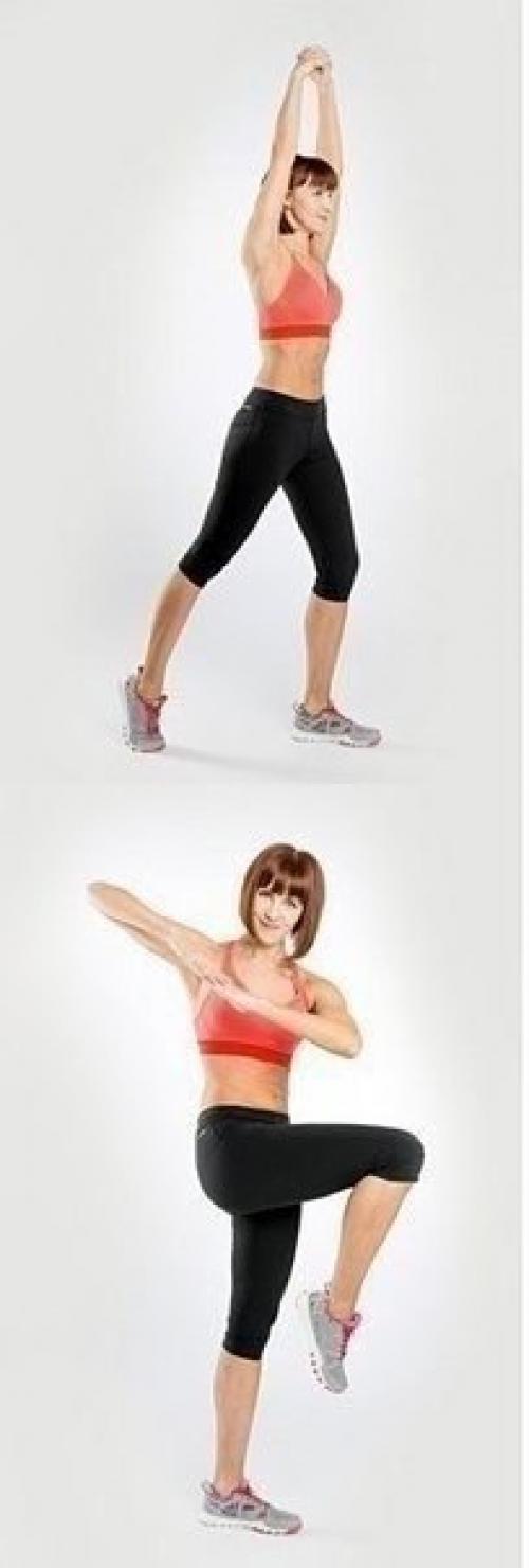 Упражнения для плоского животика. 01