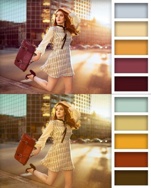 Одно фото в двух цветовых палитрах. 05