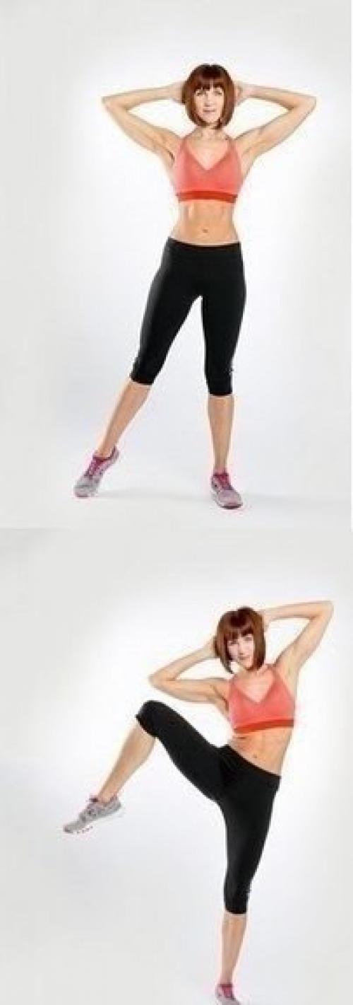 Упражнения для плоского животика. 08