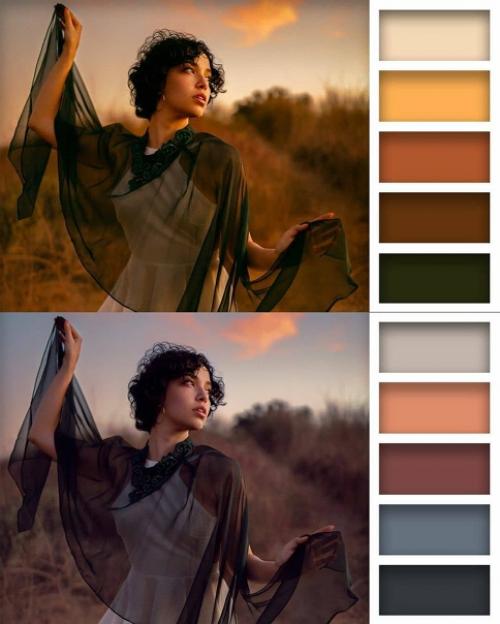 Одно фото в двух цветовых палитрах. 01