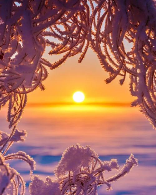 Эстетика зимних закатов от финского фотографа Taikalehto. 04