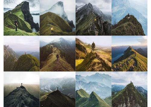 Забавный аккаунт в инсте демонстрирует одинаковость и попсовость фотографий инстаграмных Travel - блогеров. 02