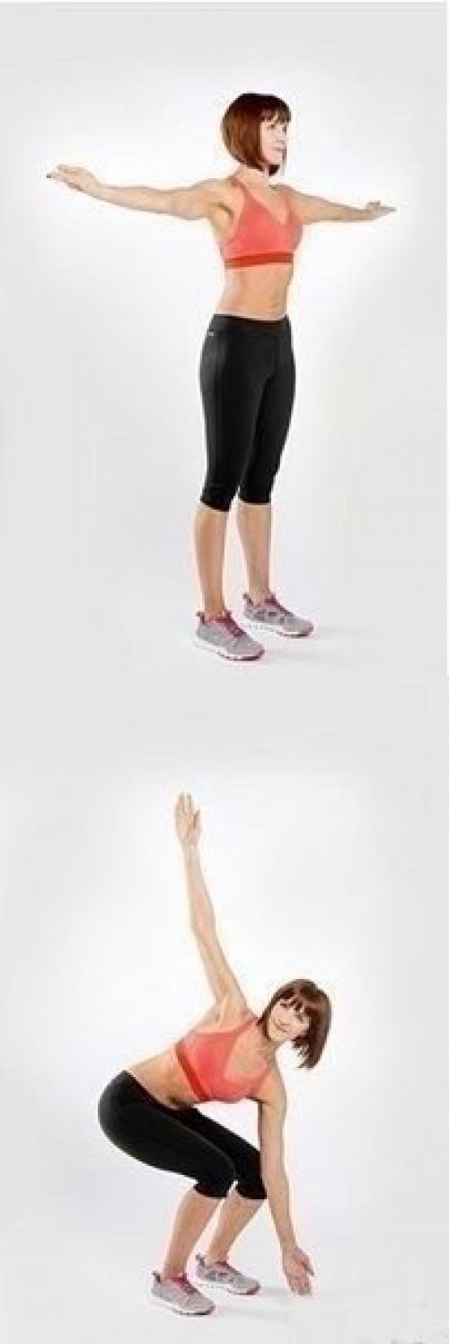 Упражнения для плоского животика. 03