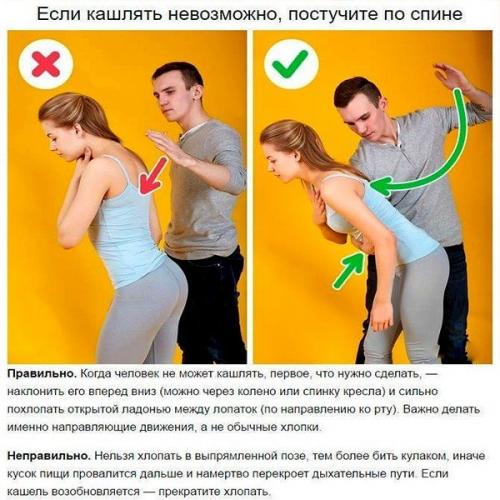 Как спасти жизнь человеку, который подавился. 01