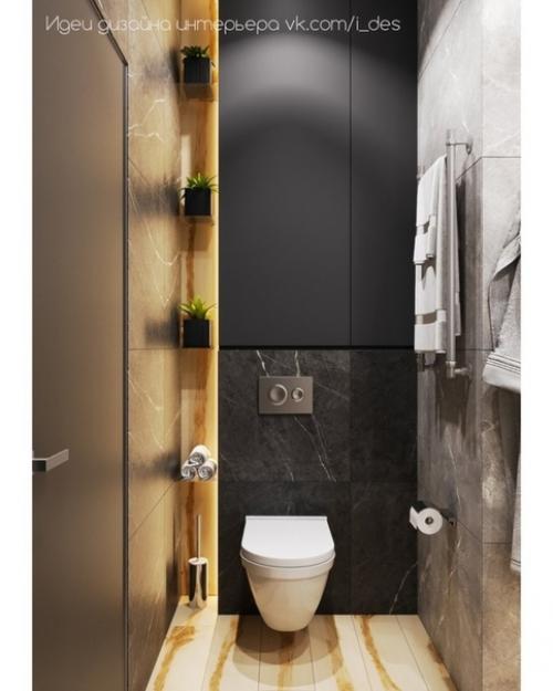 Как вам стильный дизайн санузла? 06