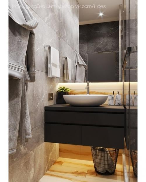 Как вам стильный дизайн санузла? 01