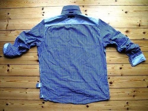 Наволочка на пуговицах из старой рубашки. 05