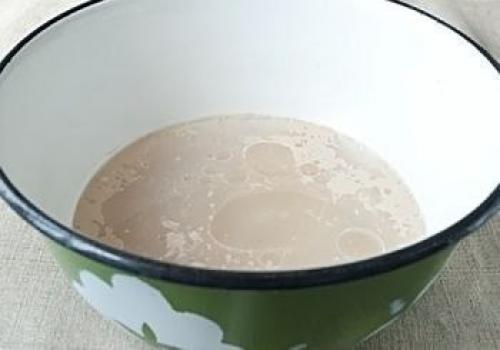 Постные пышные оладьи. 01