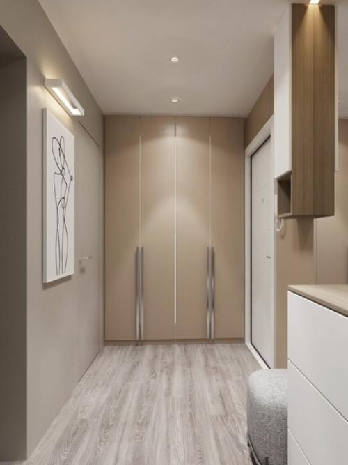 Мы выбираем лучший вариант дизайна прихожей: с яркими элементами или пастельный нейтральный? 03