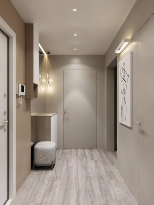 Мы выбираем лучший вариант дизайна прихожей: с яркими элементами или пастельный нейтральный? 04