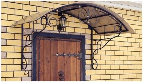 Как сделать своими руками козырек над крыльцом из поликарбоната. 03 Как сделать своими руками козырек над крыльцом из поликарбоната. 03