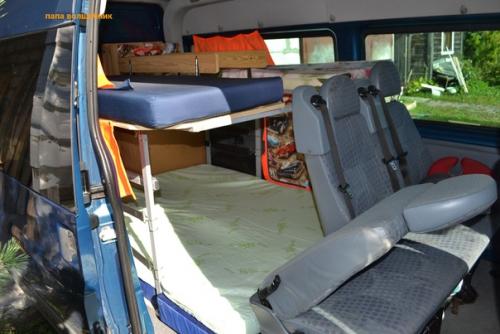 Дачный лайфхак. Дом на колёсах своими рукам микроавтобус форд транзит. 06