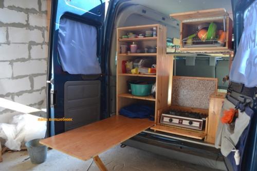 Дачный лайфхак. Дом на колёсах своими рукам микроавтобус форд транзит. 05