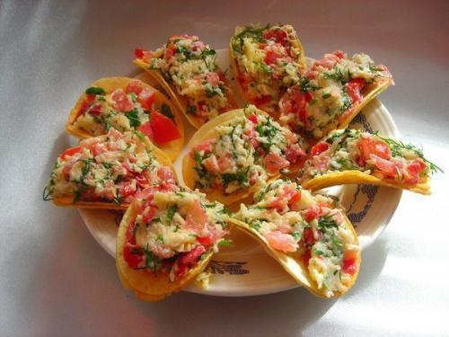 Закуска на чипсах: 7 вариантов оригинальной начинки. 05 Закуска на чипсах: 7 вариантов оригинальной начинки. 05