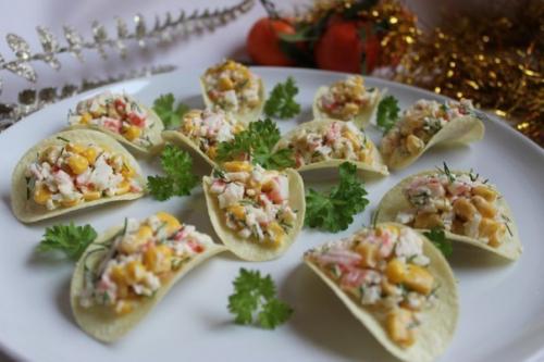 Закуска на чипсах: 7 вариантов оригинальной начинки. 03 Закуска на чипсах: 7 вариантов оригинальной начинки. 03