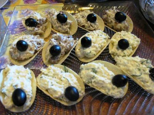 Закуска на чипсах: 7 вариантов оригинальной начинки. 01 Закуска на чипсах: 7 вариантов оригинальной начинки. 01