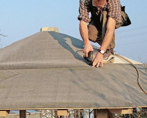 Строительство беседки из дерева. 06