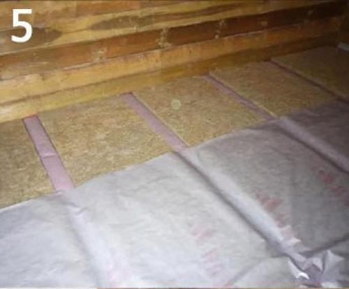 Черновой пол в деревянном доме. 04 Черновой пол в деревянном доме. 04