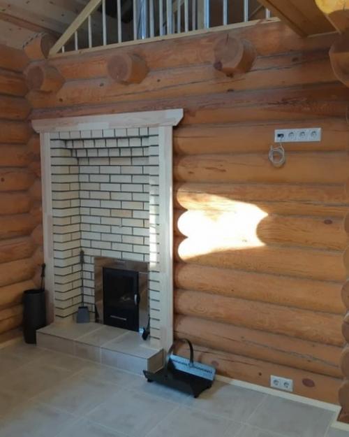 Наружный каркас печи из натурального камня. 04