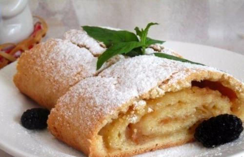 Песочный штрудель с яблоками. 01