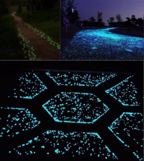 Новое в дизайне: светящиеся камни. 02