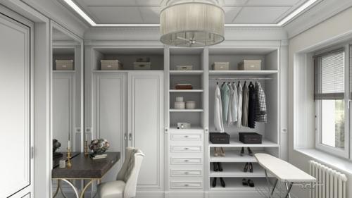 Дизайн гардеробной комнаты. 02