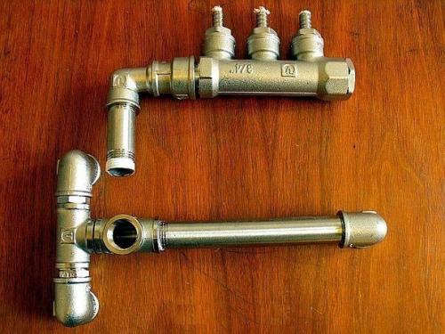 Самодельная масляная лампа из труб. 05