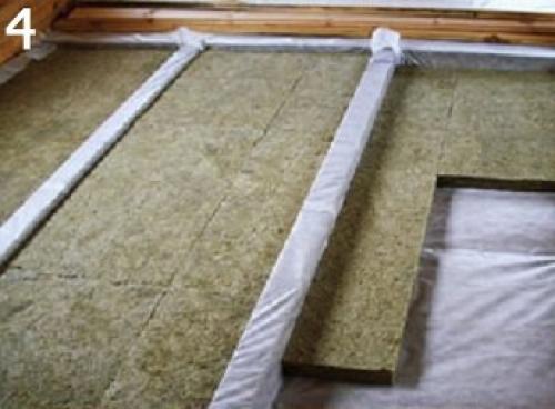 Черновой пол в деревянном доме. 03 Черновой пол в деревянном доме. 03