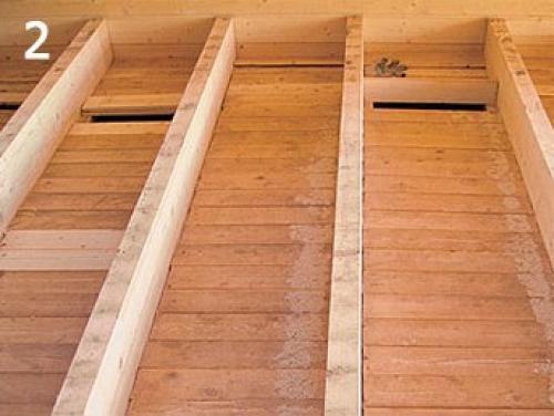 Черновой пол в деревянном доме. 01 Черновой пол в деревянном доме. 01