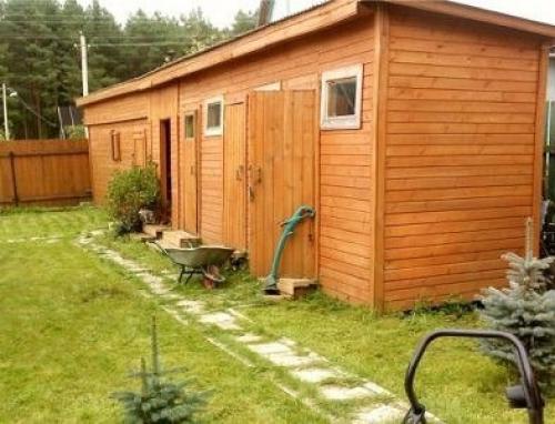 Как построить сарай на даче своими руками. 01