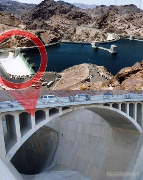 Аризонский водосброс на плотине Гувера. 01