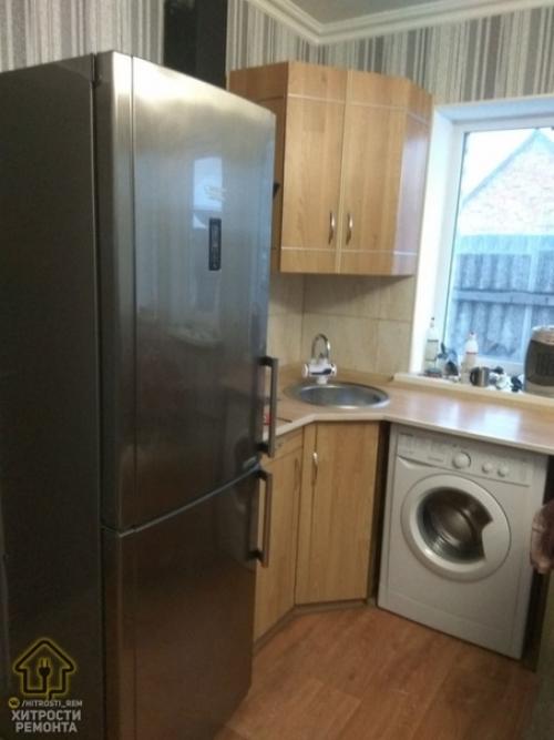 В одиночку решил сделать дачную кухню. 09