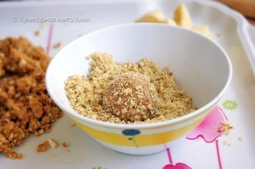 Конфеты с банановой начинкой. 05