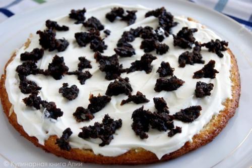 Медовик на кефире. 03