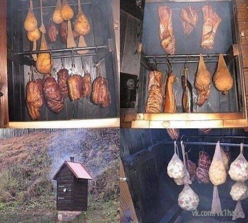 Самодельная коптильня холодного копчения. 07 Самодельная коптильня холодного копчения. 07