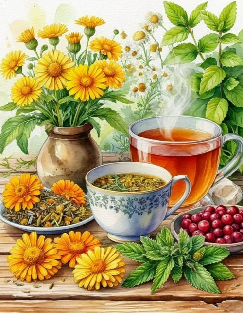 Пoлезный чай для печени и жёлчного пузыря.
