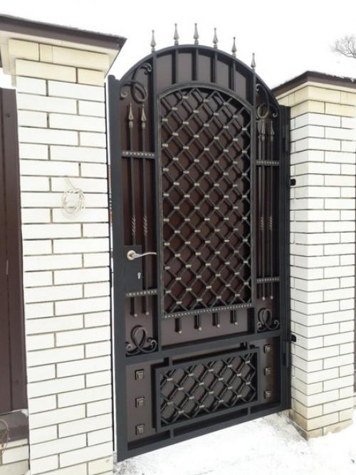 Поставили вот такую калитку, мы ждем вашу обратную связь. 02