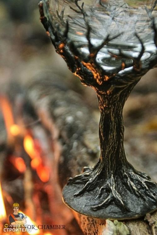 Креативный бокал для вина Остoв Дерeва. 03