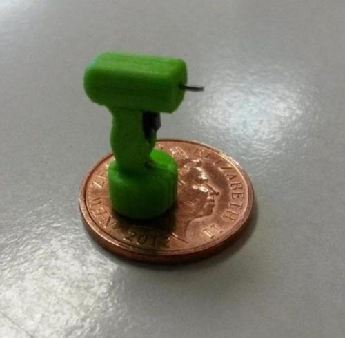 Самая маленькая в мире электрическая дрель, изготовленная при помощи 3D-принтера. 01 Самая маленькая в мире электрическая дрель, изготовленная при помощи 3D-принтера. 01