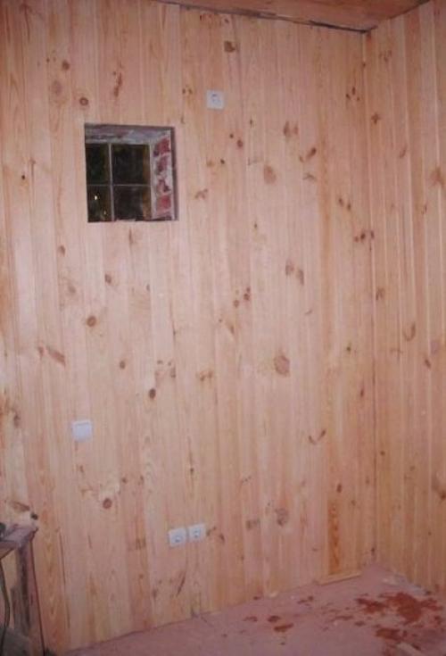 Внутренняя отделка деревянной вагонкой. 09 Внутренняя отделка деревянной вагонкой. 09