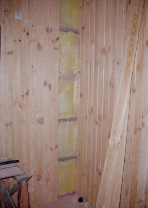 Внутренняя отделка деревянной вагонкой. 08 Внутренняя отделка деревянной вагонкой. 08