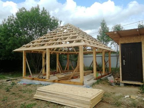 Тот случай, когда планируешь построить беседку для дачи, а в итоге получается летняя кухня. 04