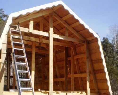 Как сделать крышу с мансардой. 01 Как сделать крышу с мансардой. 01